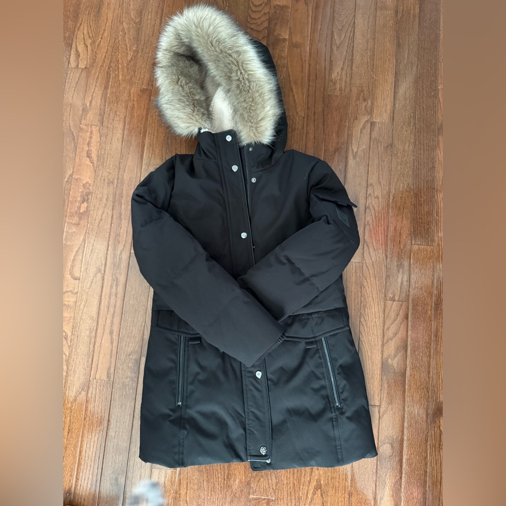 Ralph Lauren Faux Fur Hooded down parka, size XS